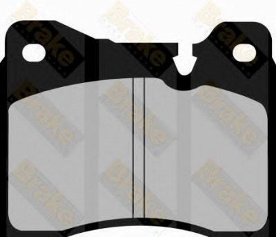 BRAKE ENGINEERING pa380 -  Комплект тормозных колодок, дисковый тормоз
